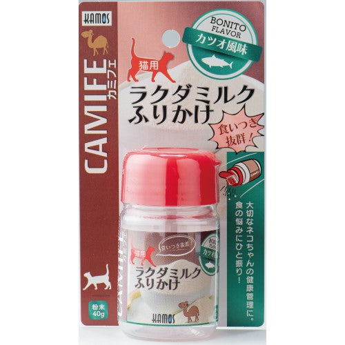 猫用 カミフェ ラクダミルクふりかけ カツオ風味 40g