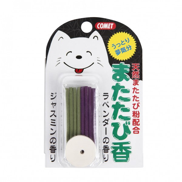 COMET またたび香 香立付き ラベンダー ジャスミン 4本×2種