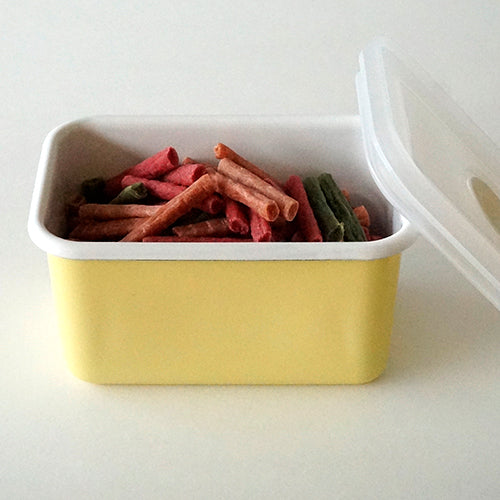 真空琺瑯ストッカー イエロー S