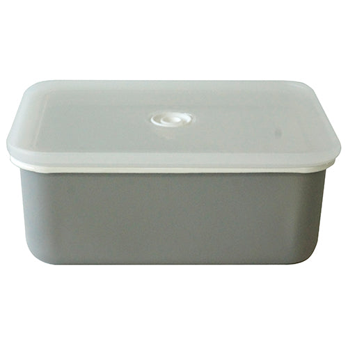 真空琺瑯ストッカー グレイ L