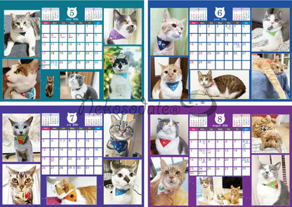 1月はじまり・猫の記念日がまあまあ入っているカレンダー2026