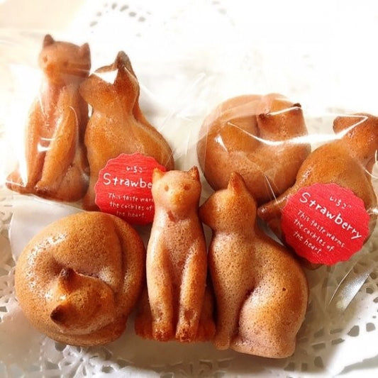 ねこフィナンシェ（いちご）