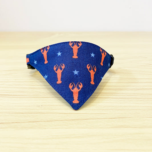 [Life is package pattern] Serious collar, conspicuous bandana style / selectable adjuster